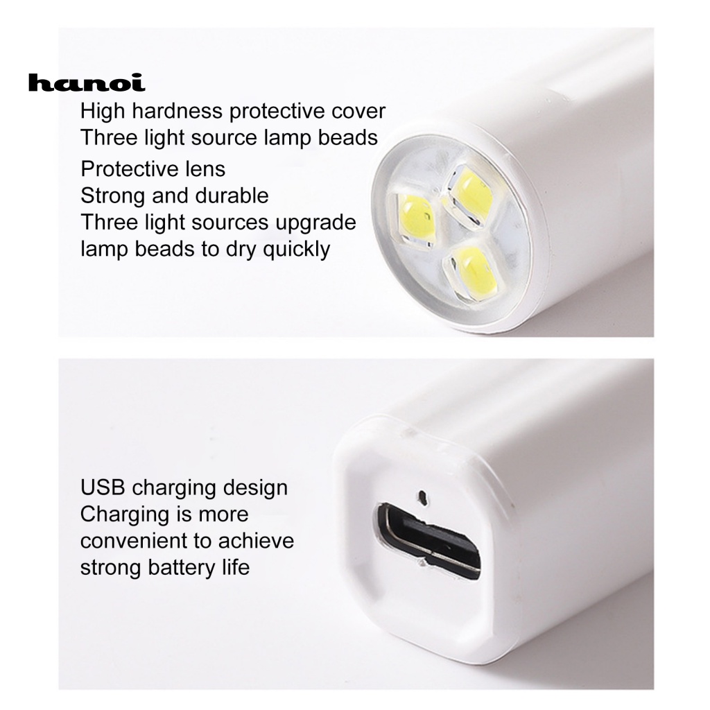 Đèn Sấy Khô Móng Tay Nhanh Chóng Kích Thước Mini Chuyên Nghiệp