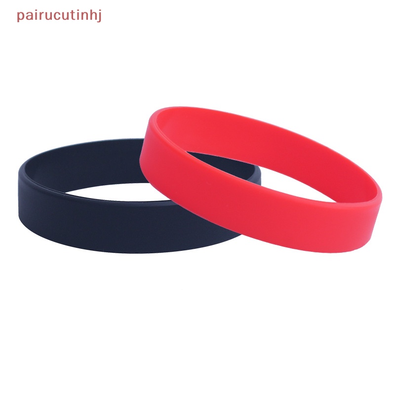 Cặp Vòng Tay Cao Su Silicone Dẻo Thời Trang Unisex