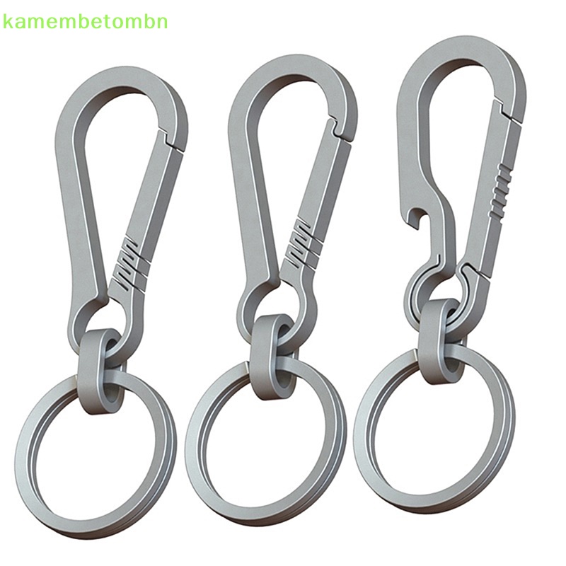 Kamembbn Móc Chìa Khóa Bằng Hợp Kim Titan Dùng Ngoài Trời vn