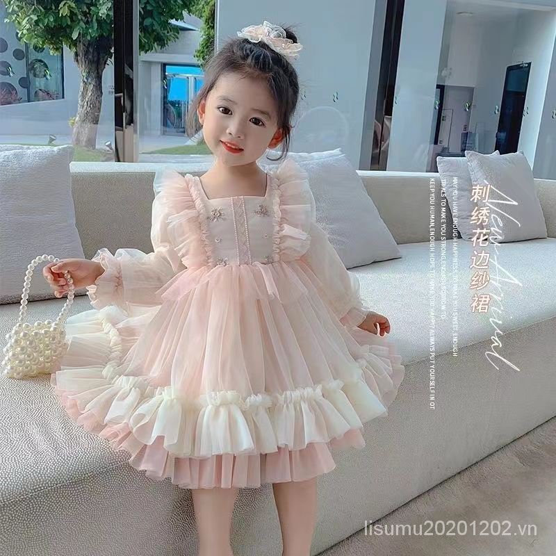 Đầm Công Chúa Phong Cách Lolita Siêu Nữ Tính Ngọt Ngào Thời Trang Xuân Hè Phong Cách Mới Dành Cho Bạn Gái
