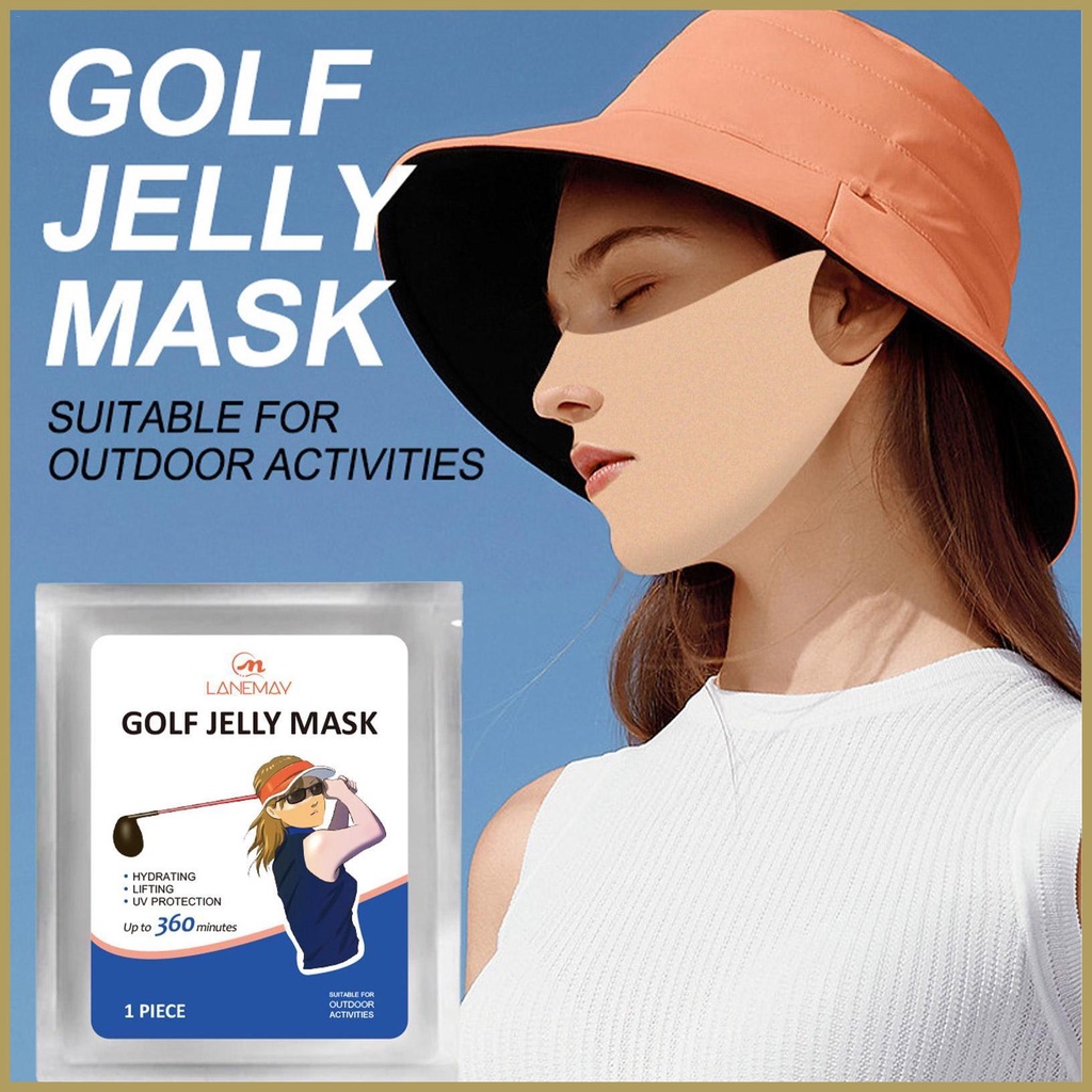 Mặt Nạ Thạch Masque Dưỡng Ẩm Mạnh Mẽ Che Phủ Khuôn Mặt Cho Lái Xe Golf Tennis Câu Cá