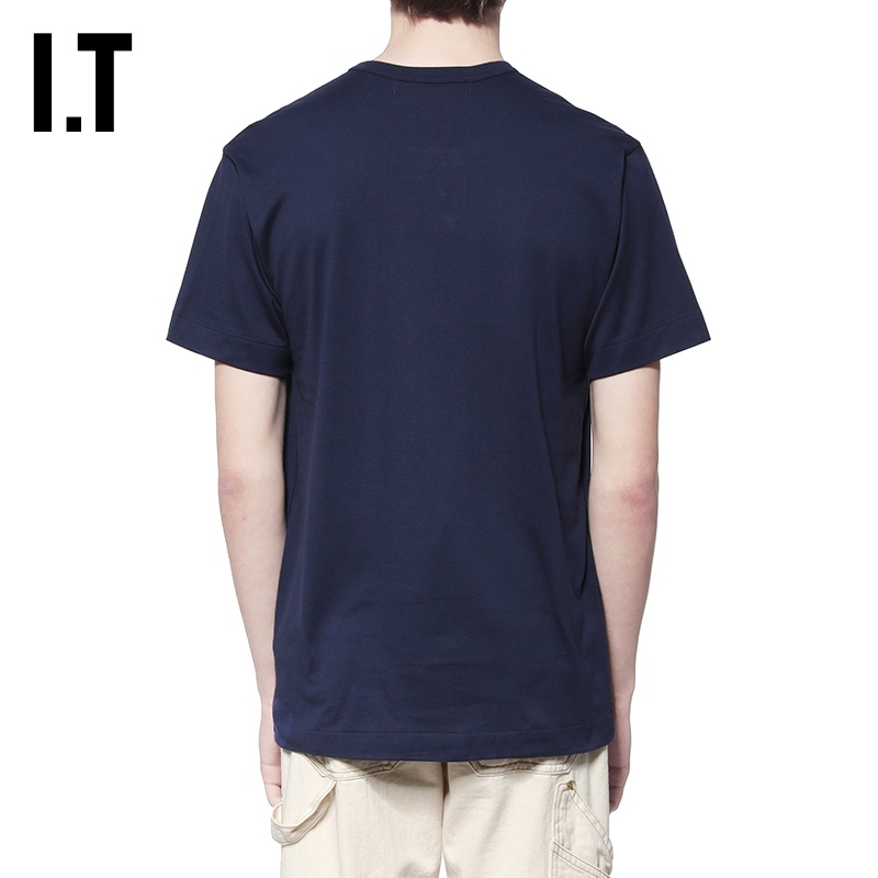 Áo Thun Nam Ngắn Tay Thêu Hình Trái Tim Cdg PLAY COMME des GAR ONS Rei Kawakubo