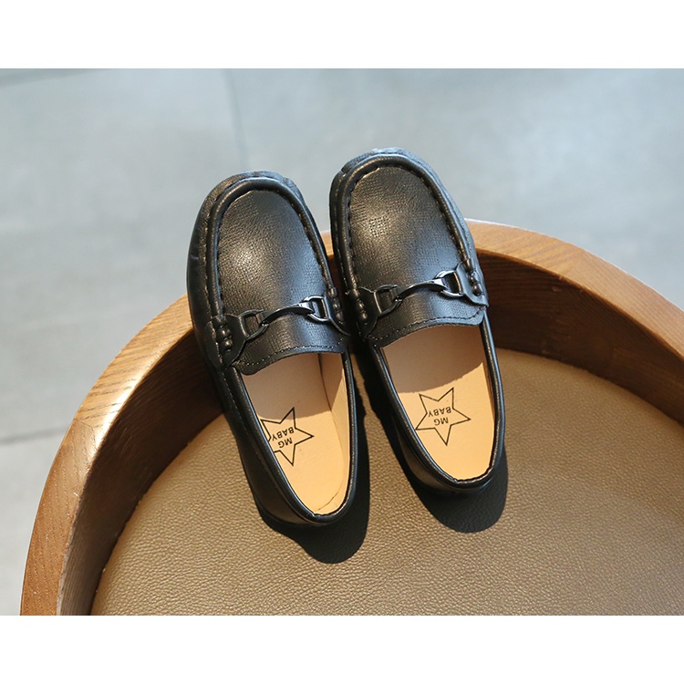 Rumphius Giày Lười Đế Mềm Màu Trơn Thoải Mái Dành Cho Bé Trai Size 21-30