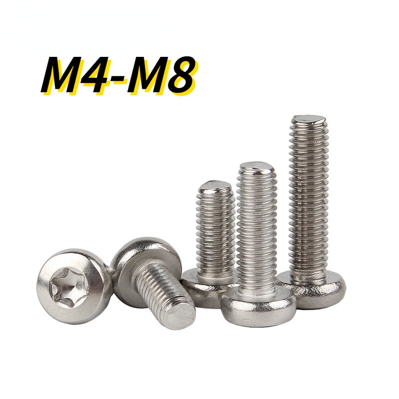 Bu Lông Lục Giác Chìm Đầu Tròn Bằng Thép Không Gỉ 304 Chống Trộm M4-M10