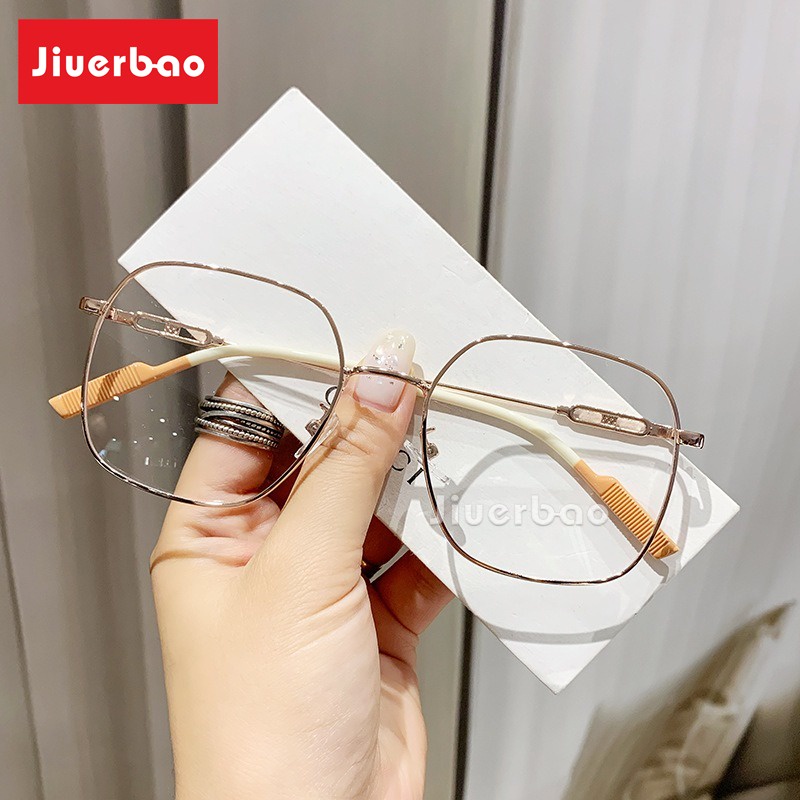 Mắt Kính Chống Bức Xạ Gọng Kim Loại Thiết Kế Mới Thời Trang Theo Phong Cách Nhật Bản Cho Cả Nam Và Nữ 53-18 - 141