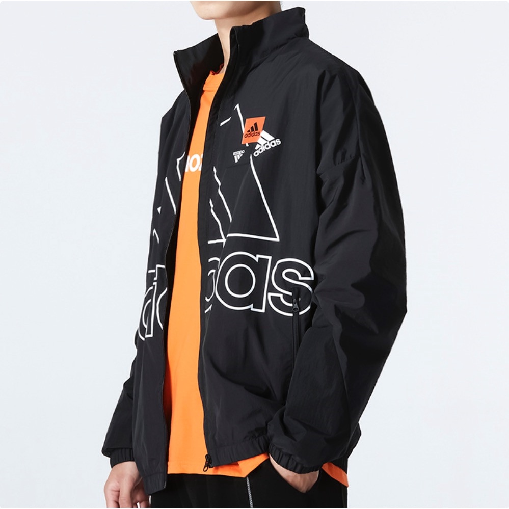 Áo Khoác Thêu Logo Adidas Chính Hãng 100%