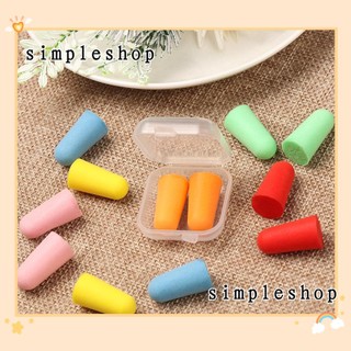 Set 1/5 cặp nút bịt tai chống tiếng ồn khi ngủ đa năng tiện lợi cho du lịch