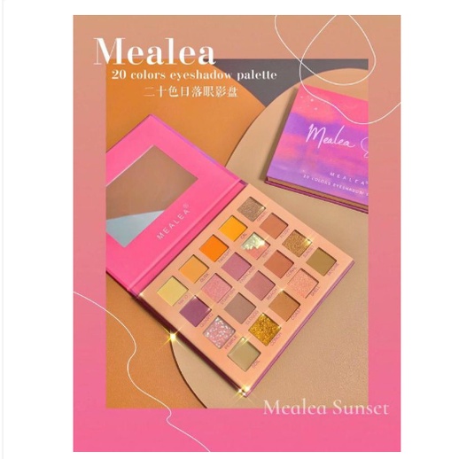 Bảng Phấn Mắt 20 Màu Tông Hoàng Hôn / Lấp Lánh / Lì Trang Điểm Tiện Dụng