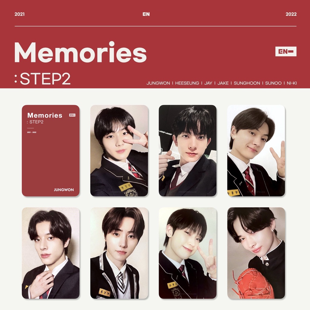 Bộ Sưu Tập Thẻ Hình Nhóm Nhạc Kpop Enhypen EN 2021-2022