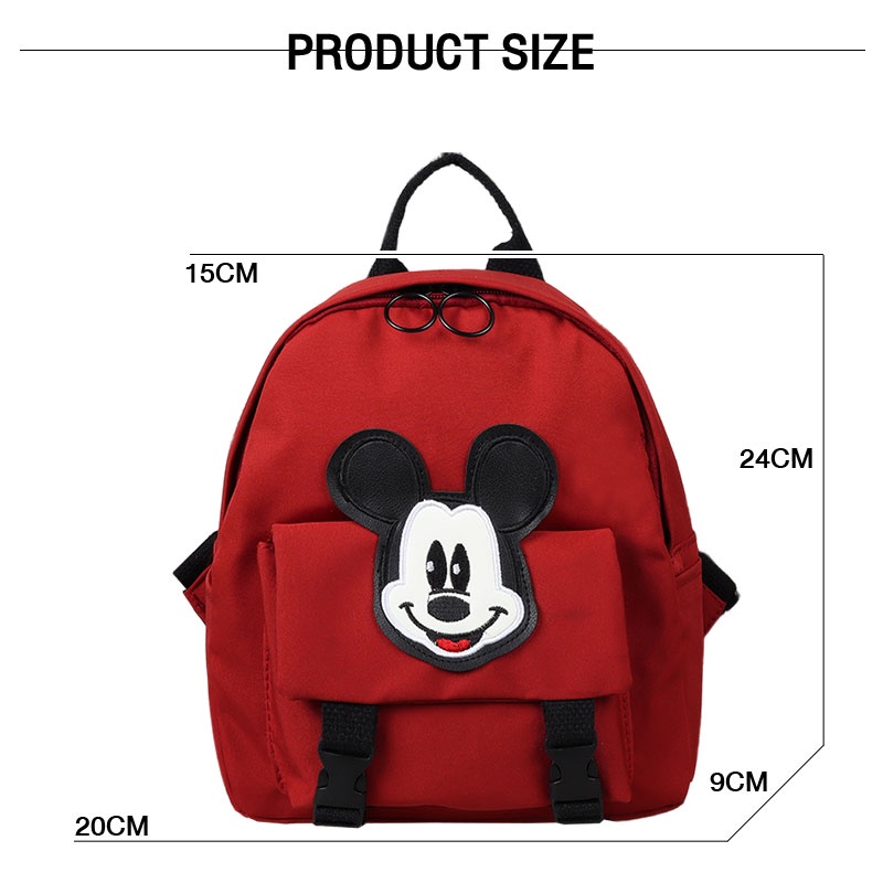 Mr.puffer Ba Lô mini Siêu Nhẹ In Họa Tiết Hoạt Hình mickey Dễ Thương Thời Trang Cho Bé Trai Và Gái