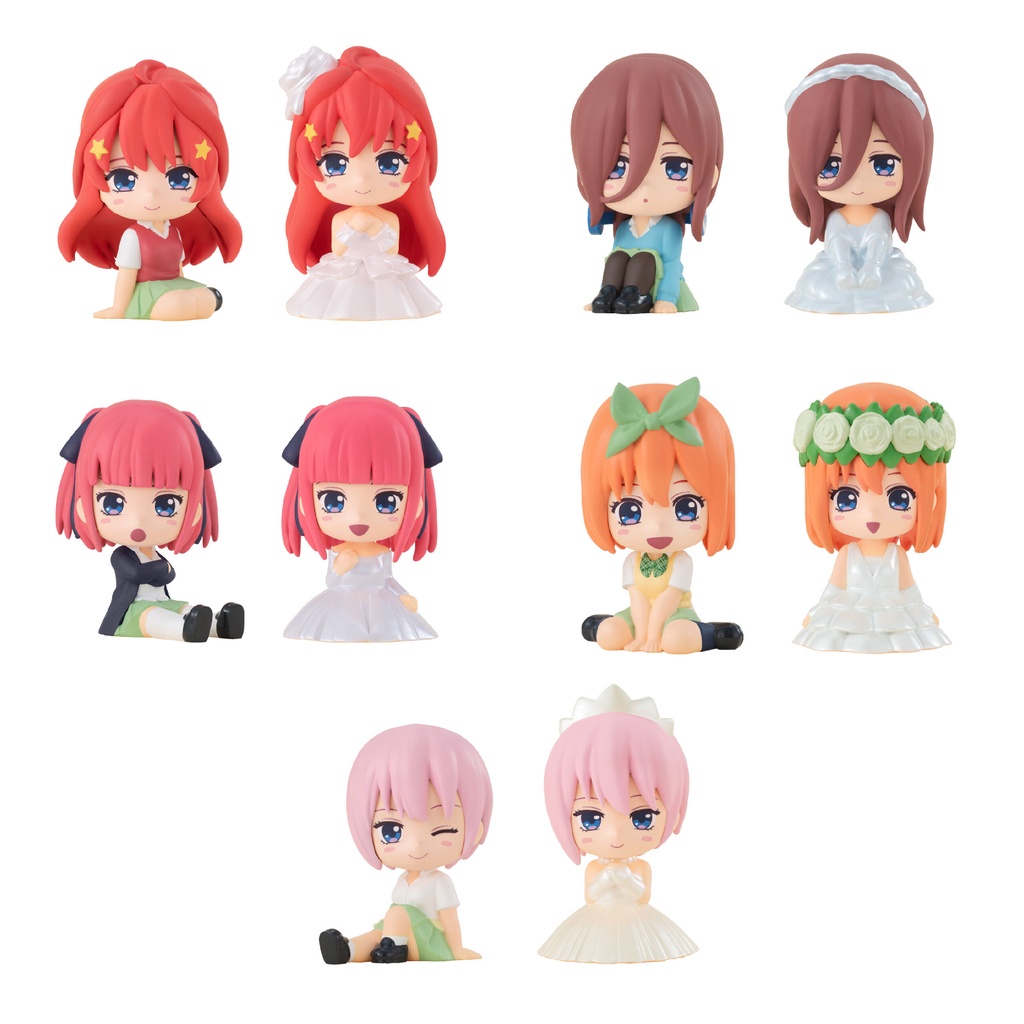 Blind Box Gotoubun no Hanayome Relacot - Mô Hình Gacha Nhà Có 5 Nàng Dâu