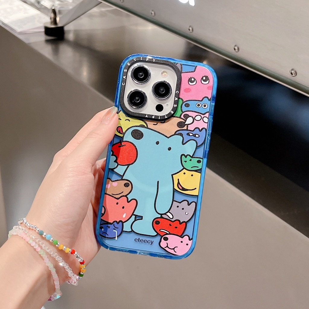 Ốp Lưng Kim Tuyến Nước Hình Con Cún Cho iPhone 15 14 13 12 Pro Max