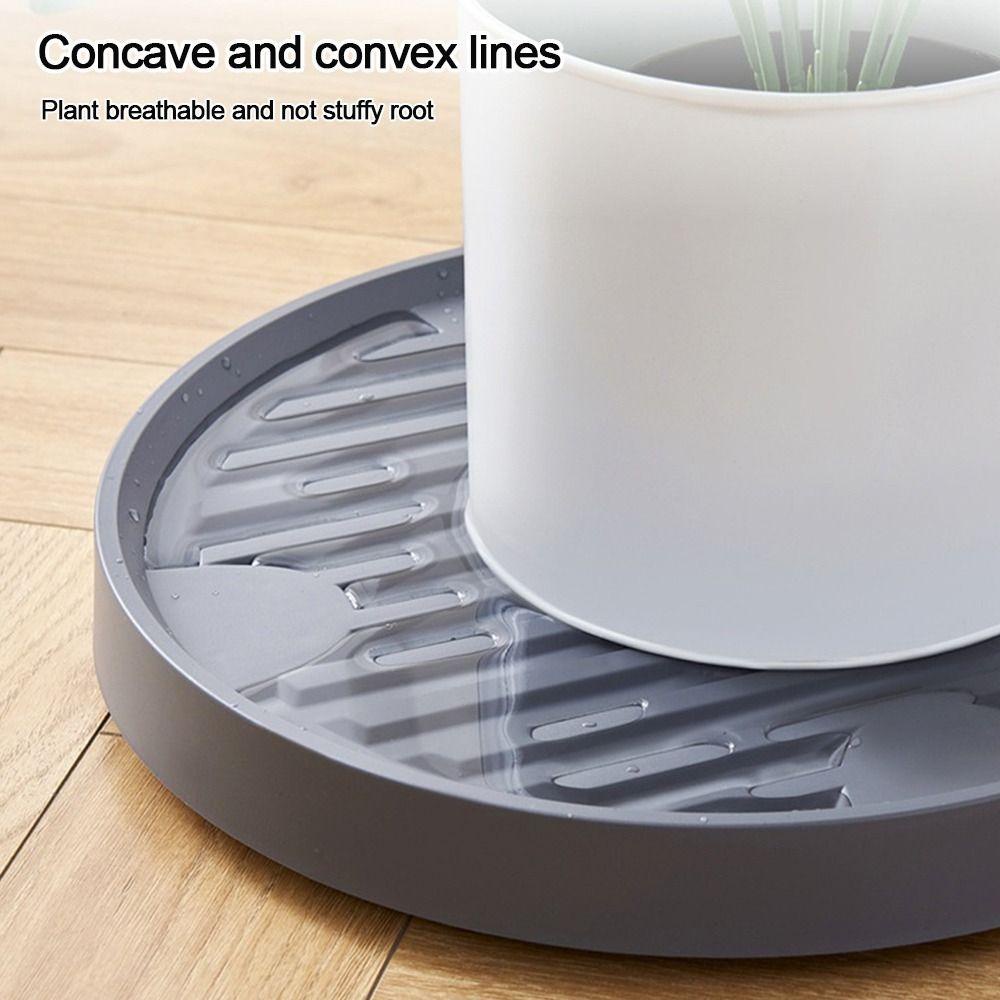 Đĩa Lót Chậu Hoa / Cây Cảnh Có Bánh Xe Di Chuyển Bằng Nhựa Bền Bỉ