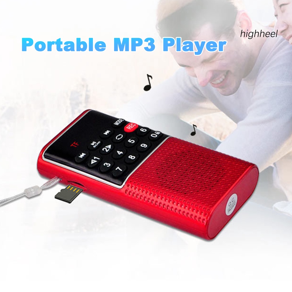 Loa Nghe Đài FM L-328 Cầm Tay Đa Năng Sạc Cổng USB TF MP3 Hỗ Trợ Nghe Nhạc Ngoài Trời
