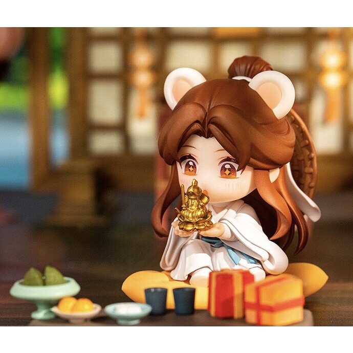 Set figure Thiên Quan Tứ Phúc Hoa Thành Tạ Liên mẫu Hoa Tê Xuân Tuế, hàng chính hãng Qingcang