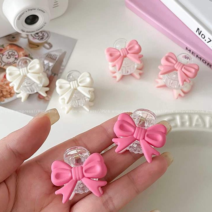 Kẹp Tóc Nơ Nhỏ Xinh Xắn Phong Cách Hàn Quốc Dễ Thương Dành Cho Bé Gái