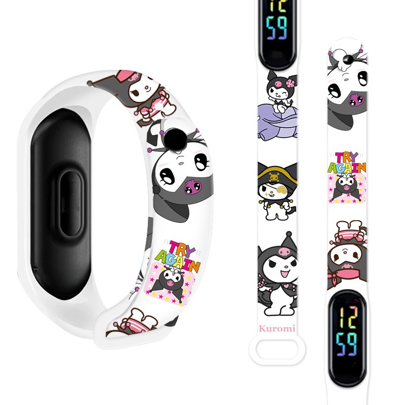 Đồng Hồ Thông Minh Đa Màu Sắc Sanrio Kuromi