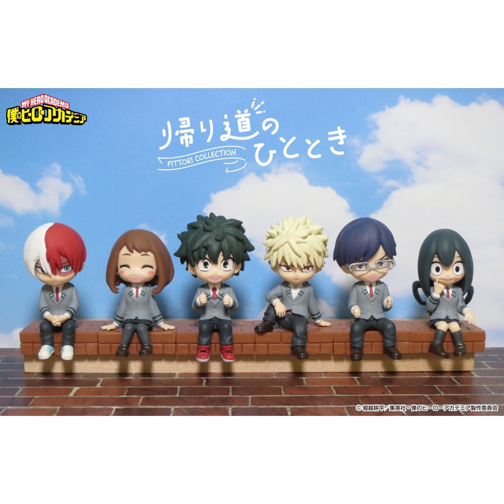 Blind Box mô hình My Hero Academia ngồi Time on the way home - Figure MHA chính hãng