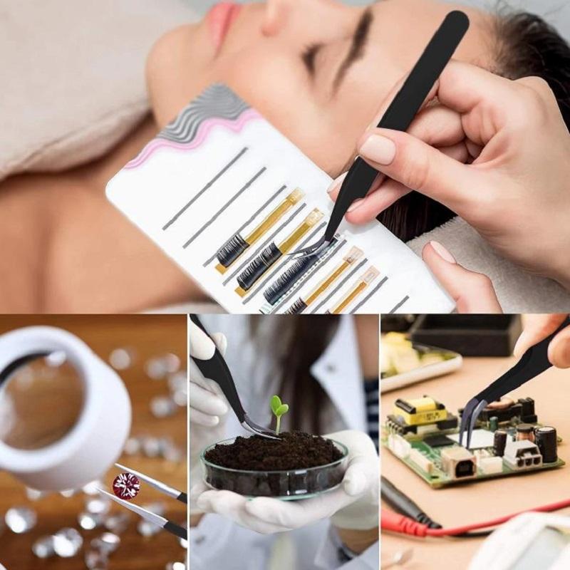 1 Nhíp Bằng Thép Không Gỉ Gắn Lông Mi Giả