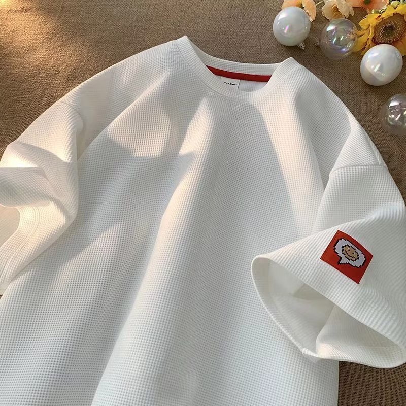 Áo Thun Trơn Tay Ngắn Plus Size M-8XL Phong Cách Hàn Quốc Cho Nam