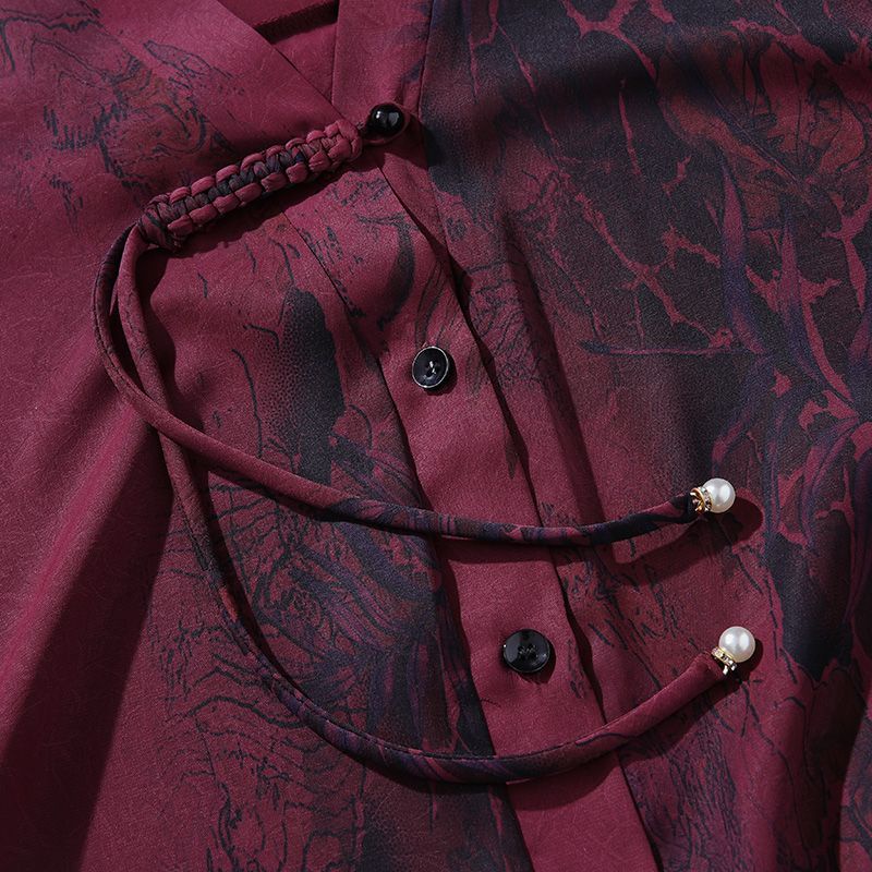 Áo Sơ Mi Chiffon Tay Ngắn Thời Trang Mùa Hè Kiểu Mới Cho Phụ Nữ Trung Niên