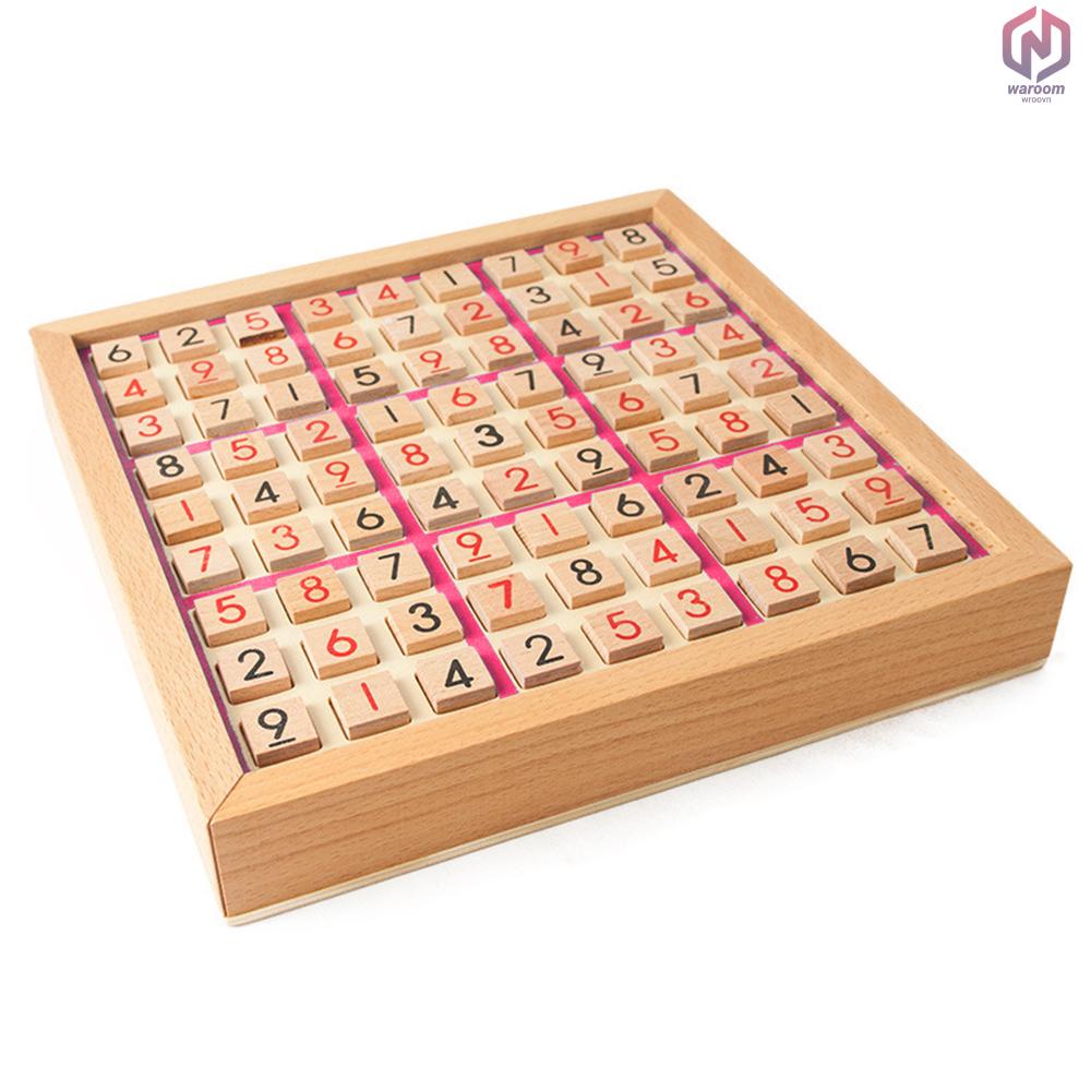 Bộ Trò Chơi Sudoku Bằng Gỗ Có Ngăn Kéo Để Bàn Phát Triển Trí Não # 26