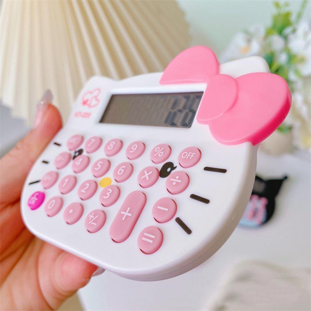 Máy tính cầm tay MMULCK 8 chữ số hoạt hình KT Kuromi dễ thương cảm giác thoải mái