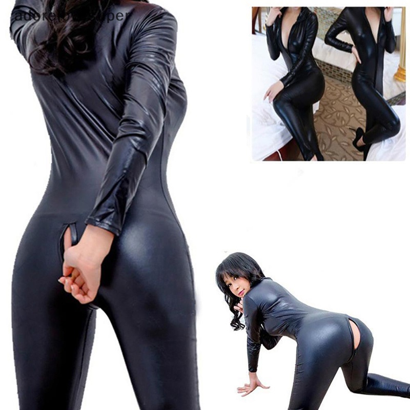 Ad1vn Bộ Áo Liền Quần Bằng Da Latex Ôm Dáng Vừa Vặn Cho Nữ Martijn