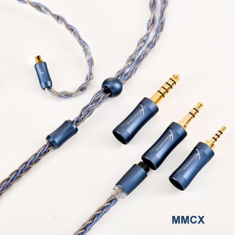 Dây tai nghe nâng cấp mô-đun Kinera Ace 2.0  Thiết kế phích cắm có thể thay thế với ba loại phích cắm phía trước