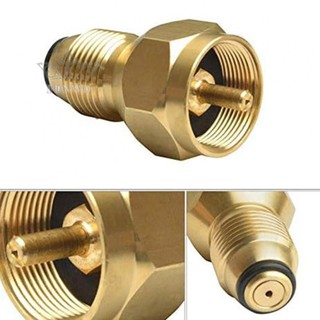 Tank propane refill adapter chai đa năng brass lp gas 1 lb cylinder coupler thương hiệu mới