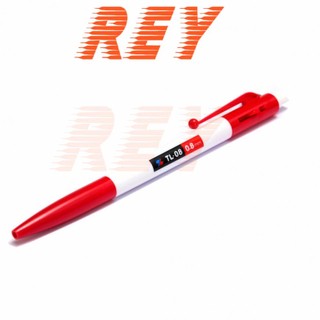 Bút bi bấm 𝑻𝒉𝒊𝒆̂𝒏 𝑳𝒐𝒏𝒈 tl-08 ngòi 0.8mm mực màu đỏ