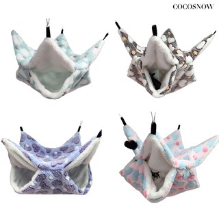 [cisi] Pet sugar glider hamster double-layer hammock treo túi sóc