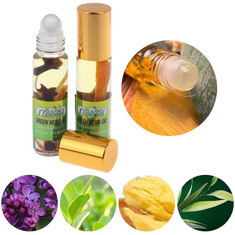 Dầu Thảo Dược Nhân Sâm Thái Lan Ginseng Green Herb Oil 8ml ( mới về ) | BigBuy360 - bigbuy360.vn