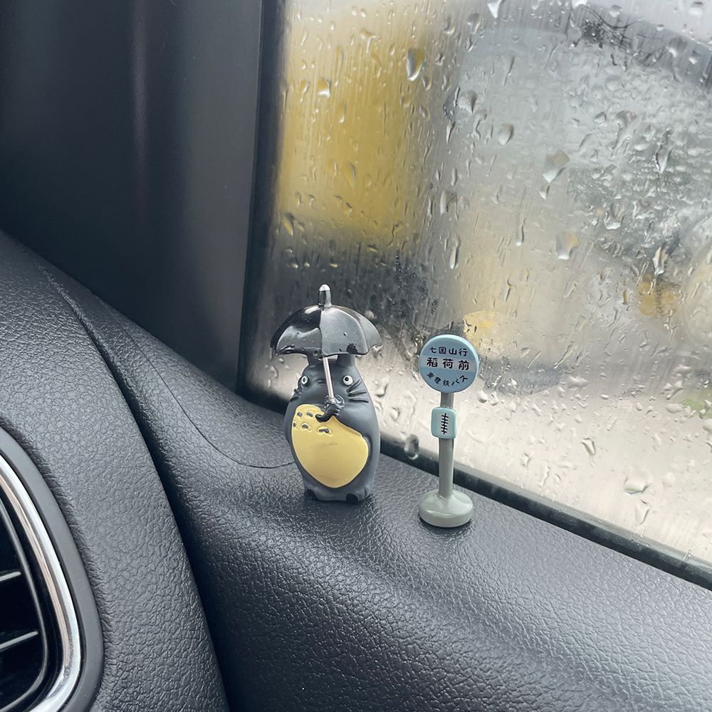 Hayao miyazaki totoro trung tâm trang trí ô tô bảng điều khiển nội thất ô tô đồ trang trí nội thất sáng tạo dễ thương