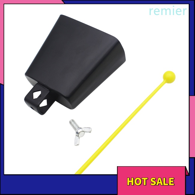 Re 4/5/6/7/8 inch thép kim loại cattlebell cowbell dụng cụ gõ chuông bò được cá nhân hóa