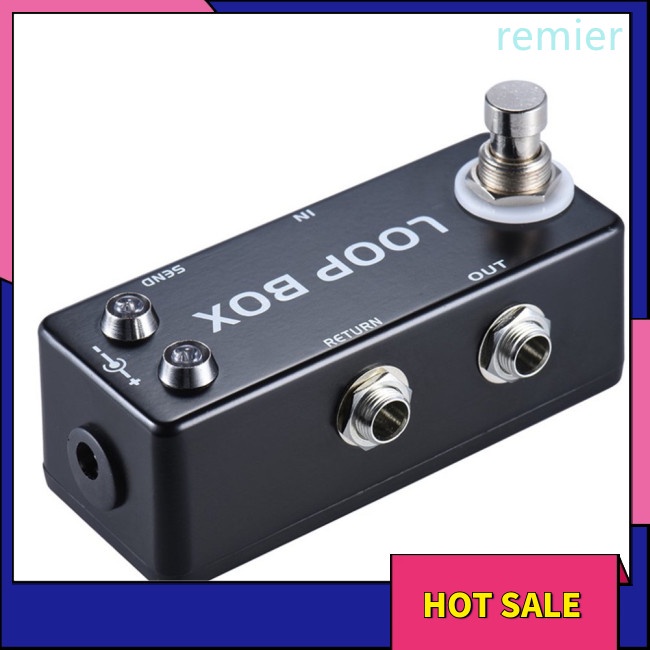 Re mosky loop box mini guitar effect pedal switcher channel selection true bypass