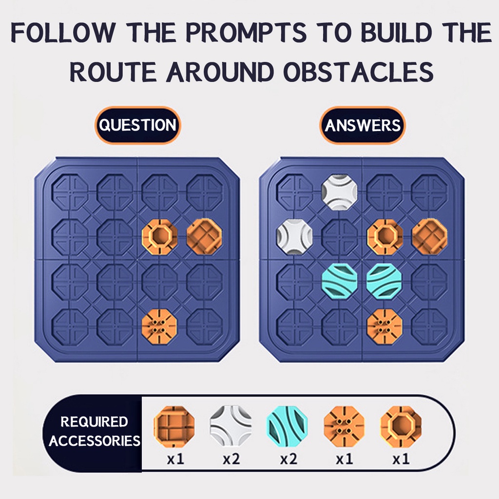 KIDS ROAD MAZE MONTESSORI LOGICAL ROAD BUILDER GAME ASSEMBLY BUILDING PUZZLE LEARNING EDUCATION TOYS FOR CHILDREN