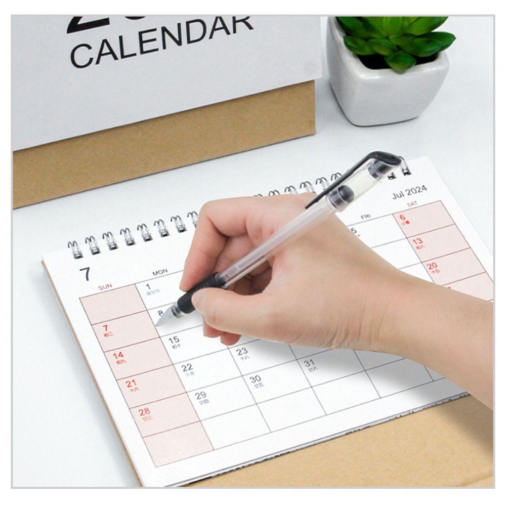 UUMIR Lịch giấy để bàn, yearly multi-function planner scheduler, fashion notebook home decor 2024 agenda organizer home office