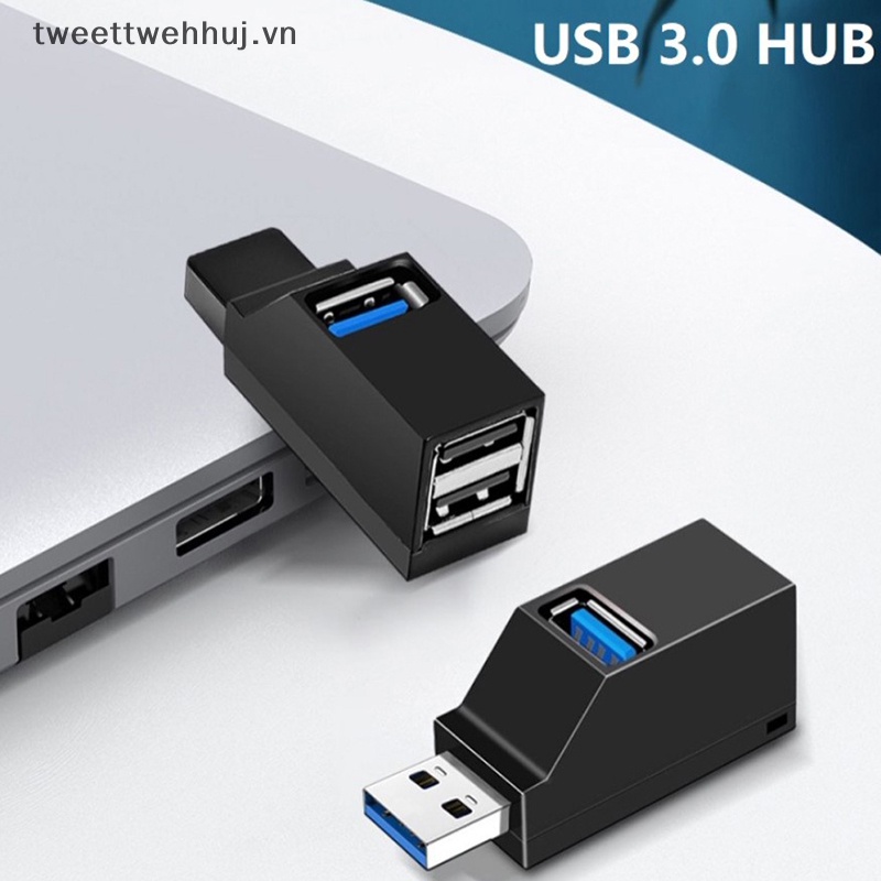 Twe wireless 3 in 1 usb 3.0 hub adapter extender mini splitter box 3 ports for laptop macbook mobile phone high speed u disk reader vn