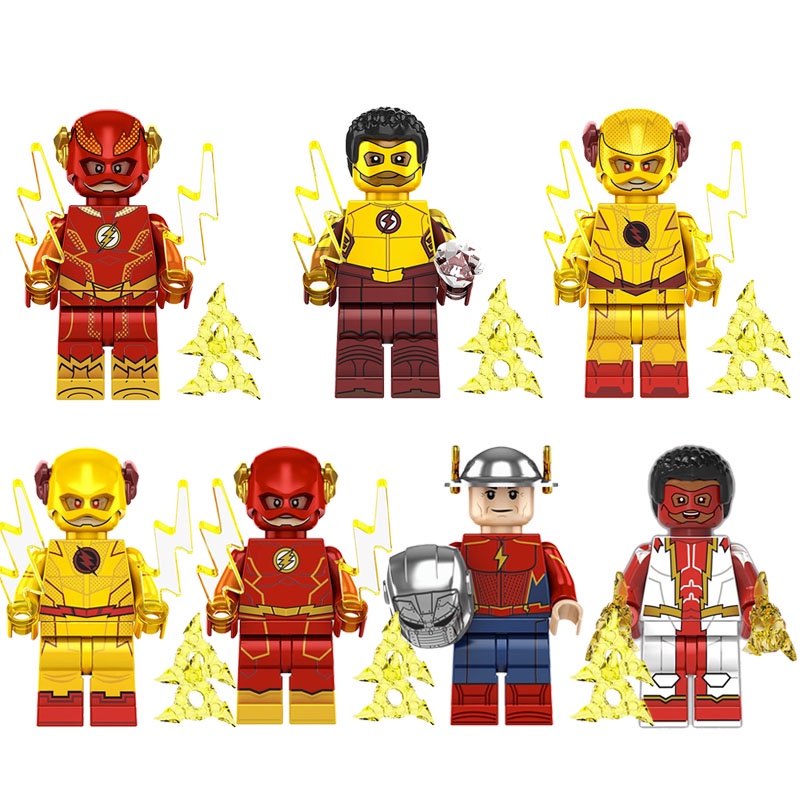 Đồ chơi trẻ em dòng siêu anh hùng justice league dc flash khối xây dựng lắp ráp minifigures