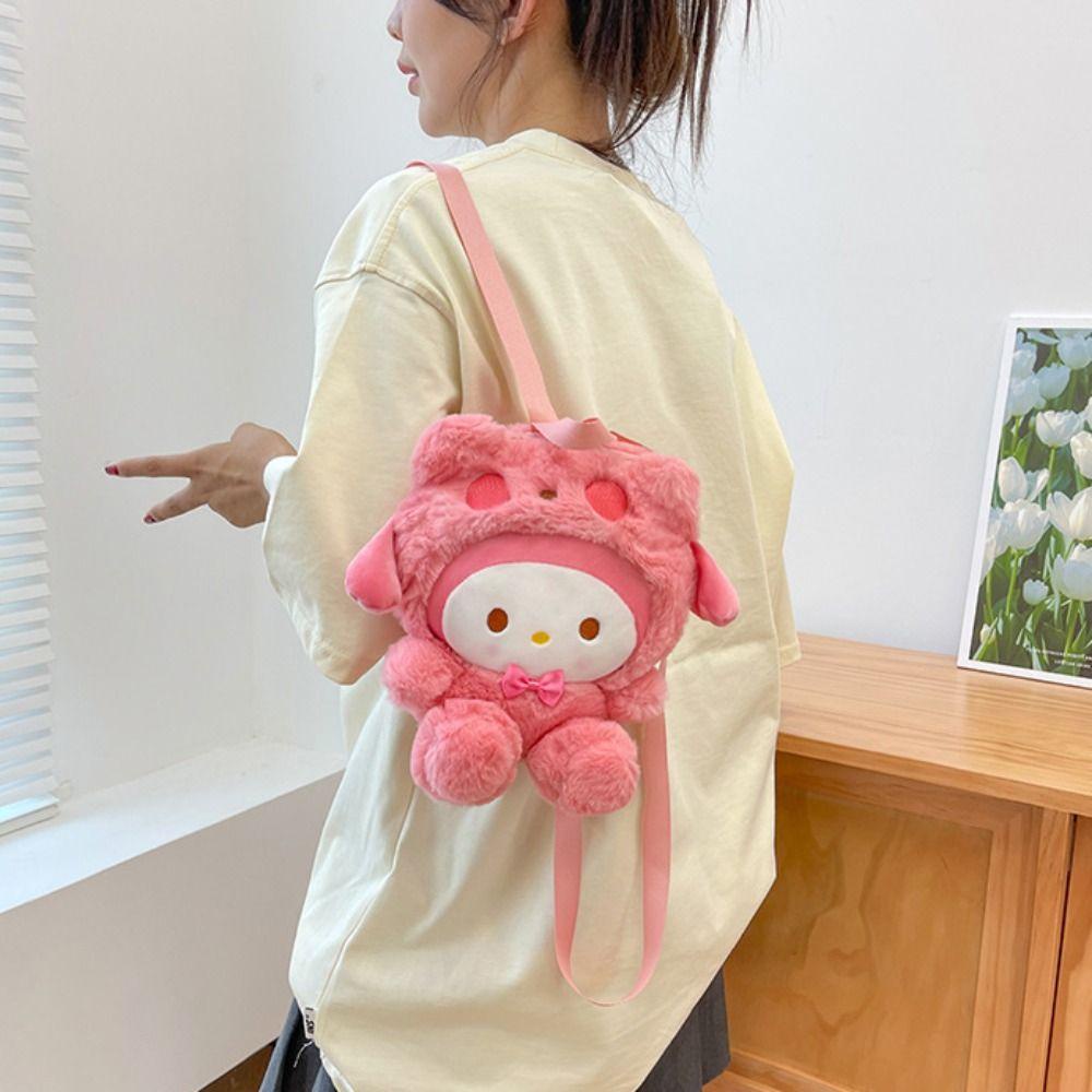 Pinou Ba Lô Bông Hoạt Hình kuromi Ngọt Ngào Đáng Yêu