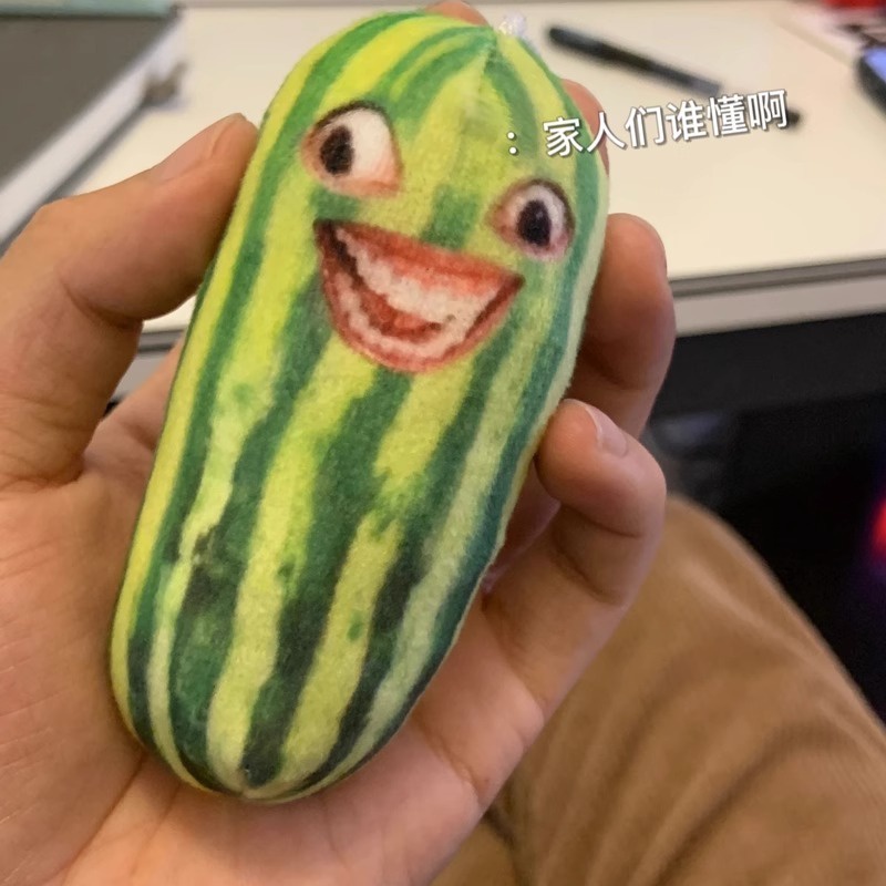 10cm dưa hấu vui nhộn túi móc khóa sang trọng mặt dây chuyền hiệu ứng đặc biệt sáng tạo dải dài dưa hấu móc chìa khóa đồ chơi nhồi bông quà tặng cô gái