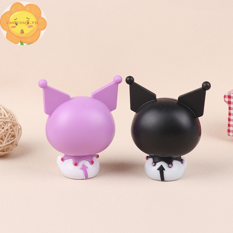 Vastji kawaii anime hình cinnamoroll pachacco kuromi doll hello kitty action figures diy cake trang trí đồ chơi quà tặng cho trẻ em vn