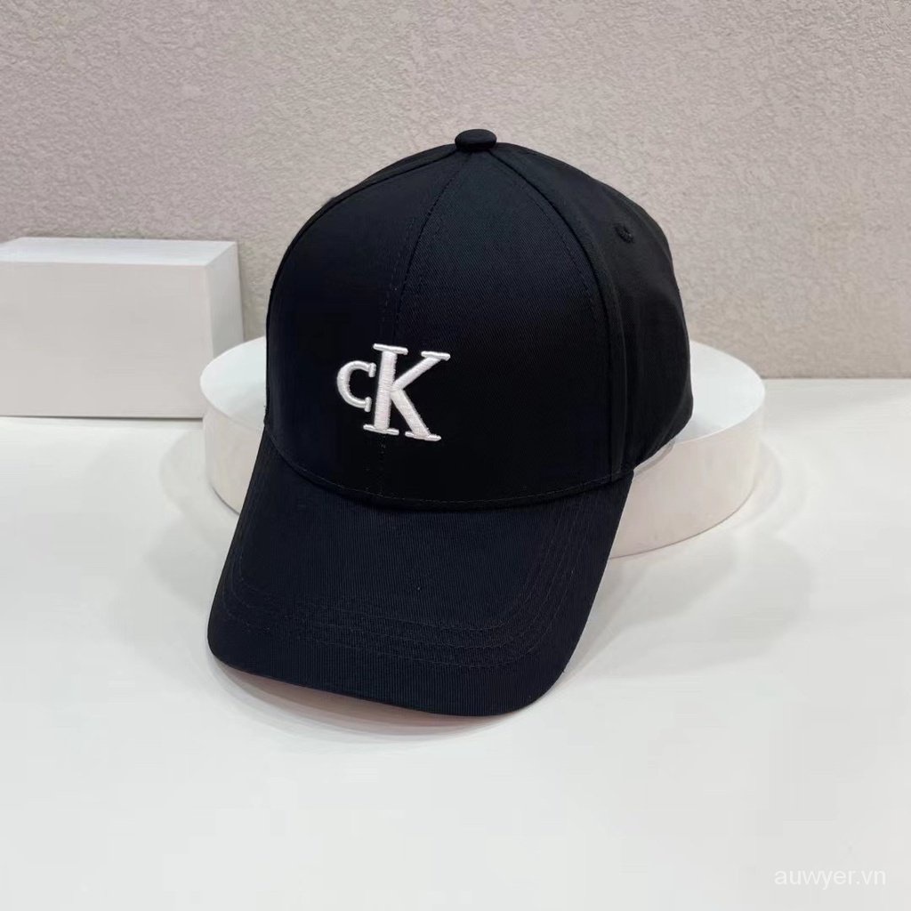 Mũ Lưỡi Trai Ck Thêu Họa Tiết Phong Cách Unisex 4YRB