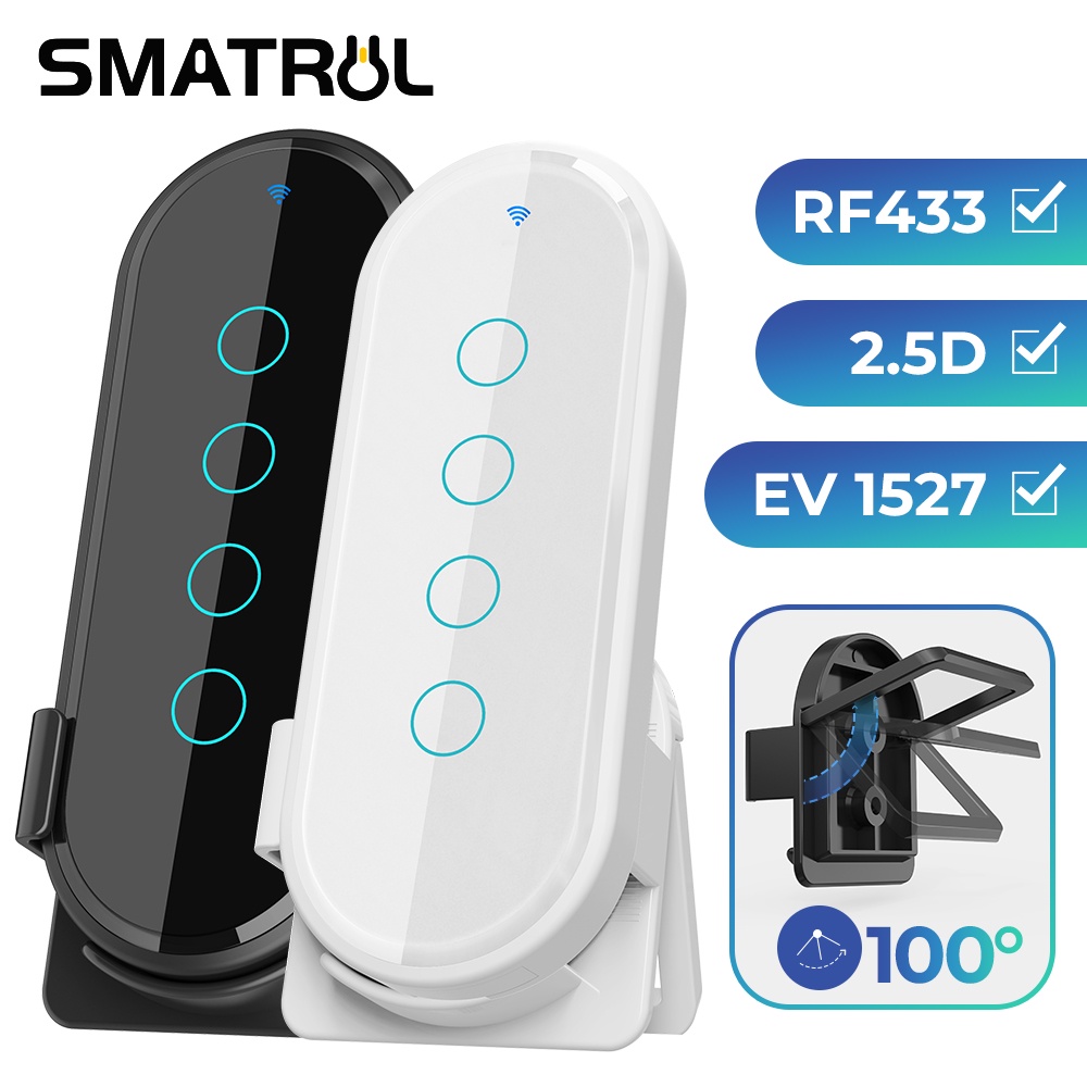 Smatrul smart remote 433mhz 4 key ev1527 công tắc điều khiển từ xa bộ phát rf điều khiển từ xa không dây