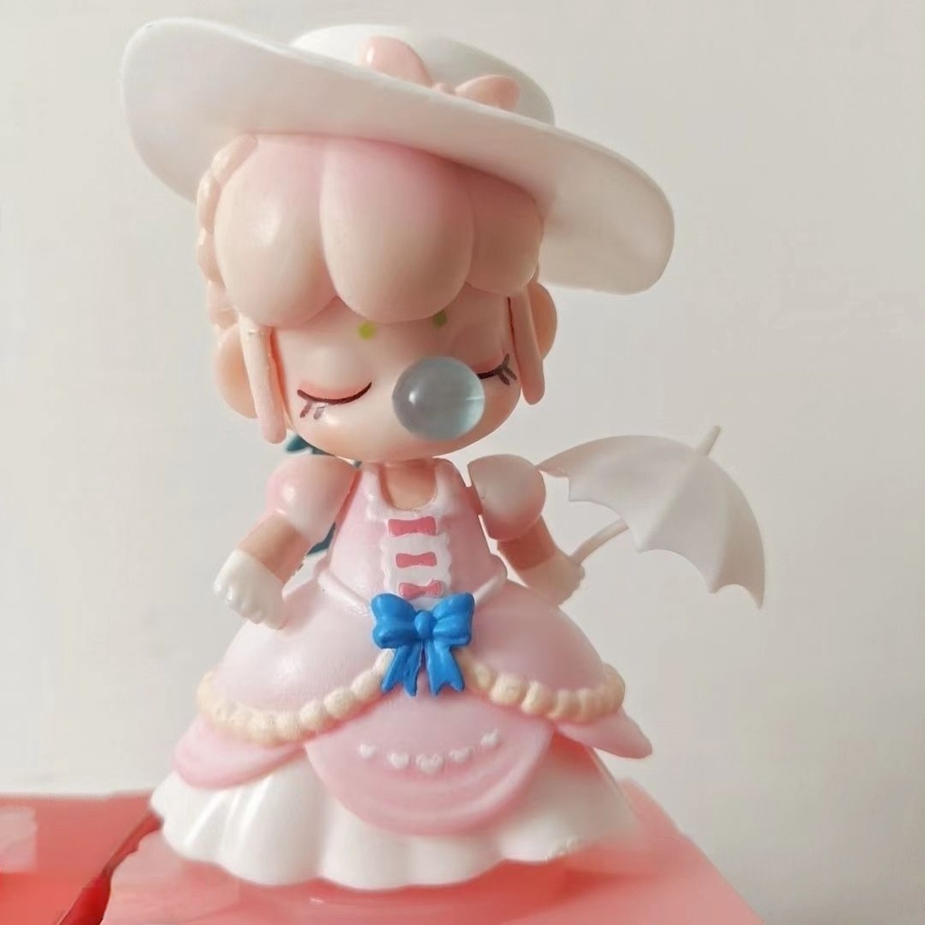 Panda ~  hộp ngẫu nhiên, búp bê hoạt hình mini, dòng trà chiều Ruolai Dreamland để bàn đồ chơi trang trí hộp mù búp bê thu thập đồ chơi hình hộp quà tặng bất ngờ sản xuất tại Chin 0166