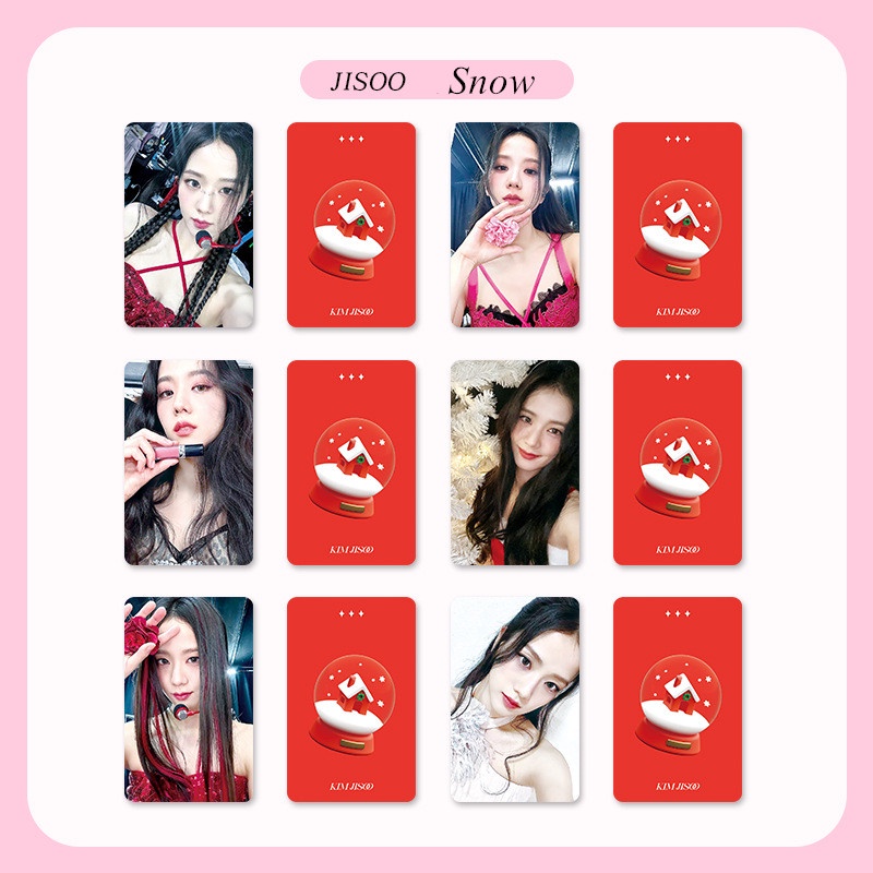 Set 6 Tấm Ảnh lomo Card jennie jisoo lisa Nhóm Blackpink