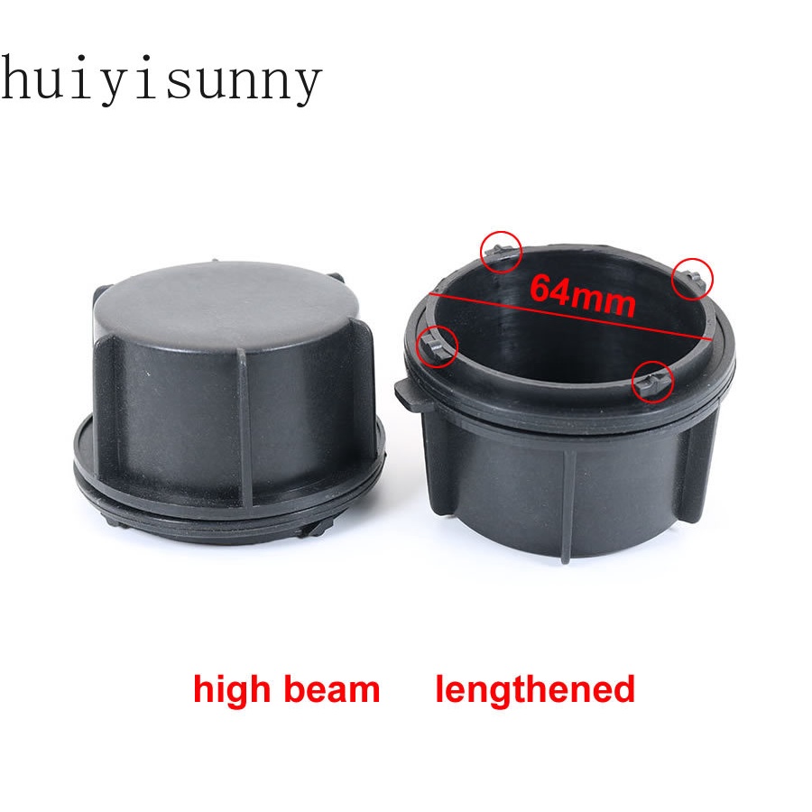 Huiyisunny 1 cái cho kia k3 k3s 2013 2014 2015 ánh sáng chùm sáng thấp che bụi chống thấm nước chống bụi đèn pha bịt kín nắp đèn pha 64mm 89mm