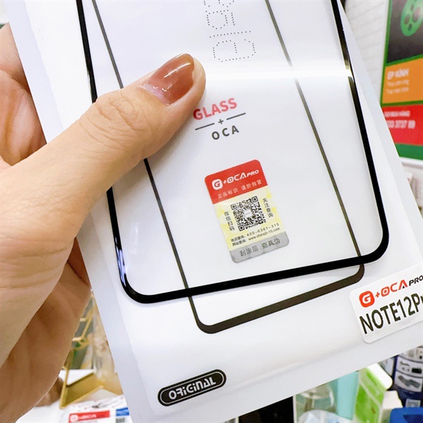 Kính ép OCA Xiaomi Redmi Note 12 Pro 4G hàng như hình.