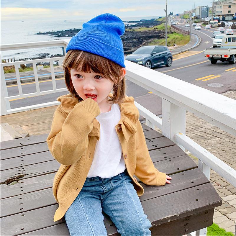 Áo Khoác cardigan Len Dệt Kim Thời Trang Xuân Thu Dành Cho Bé Gái
